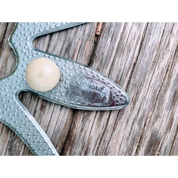 Vintage 1970s Metal Butterfly Footed Trivet Leonard Italy - Picture 10 of 12